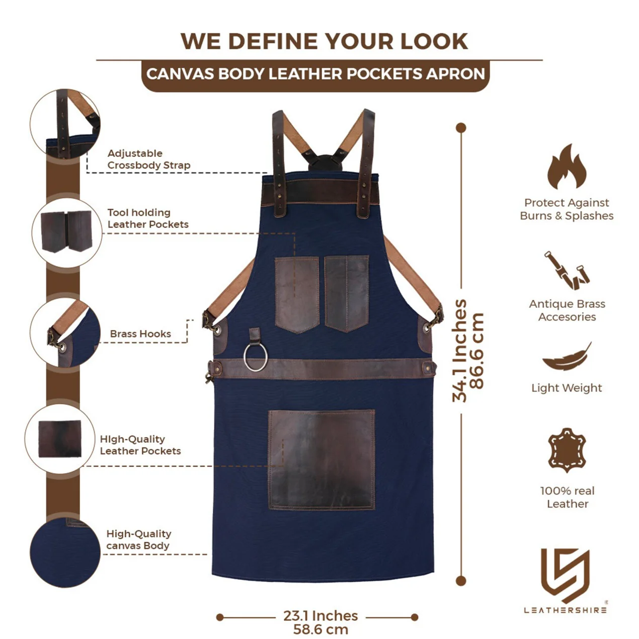 The Cornwall Canvas Crossbody Apron - Image 17