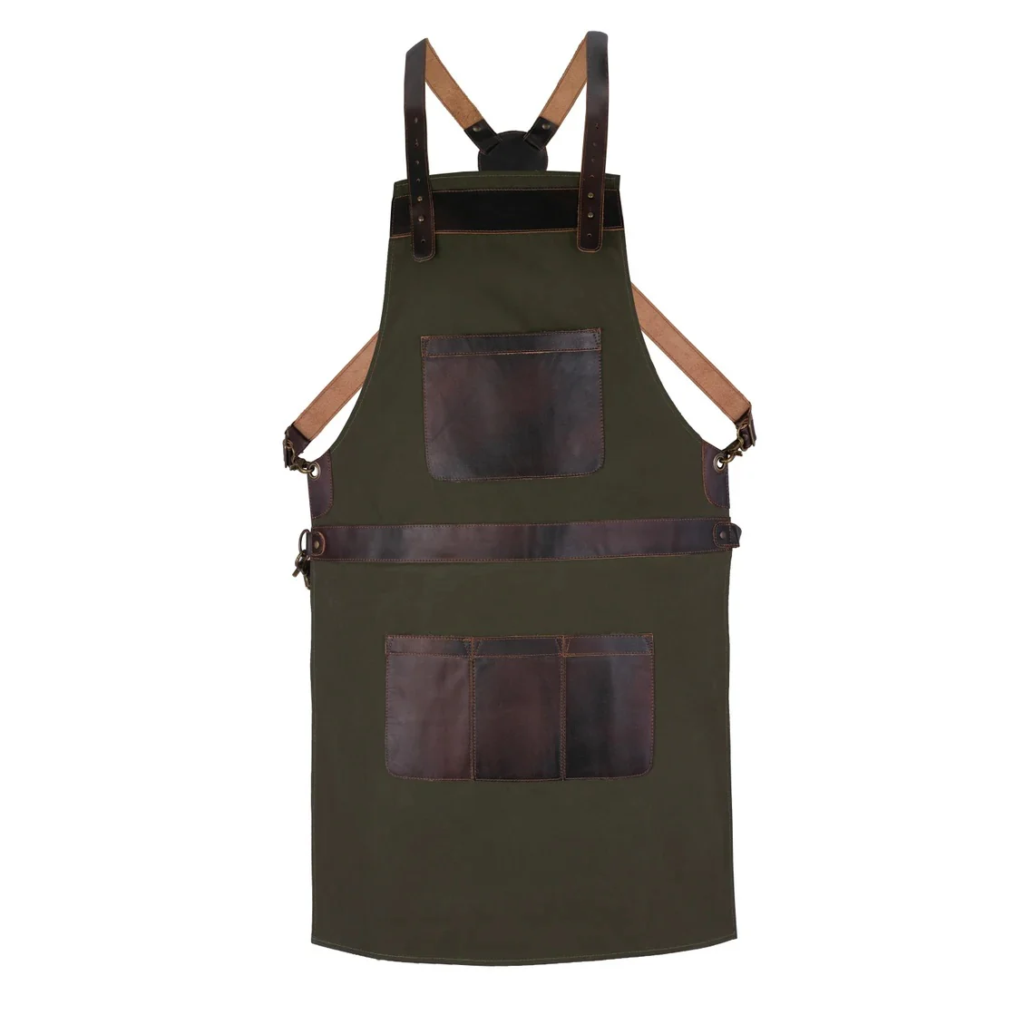 The Derbyshire Canvas Crossbody BBQ Apron - Image 13
