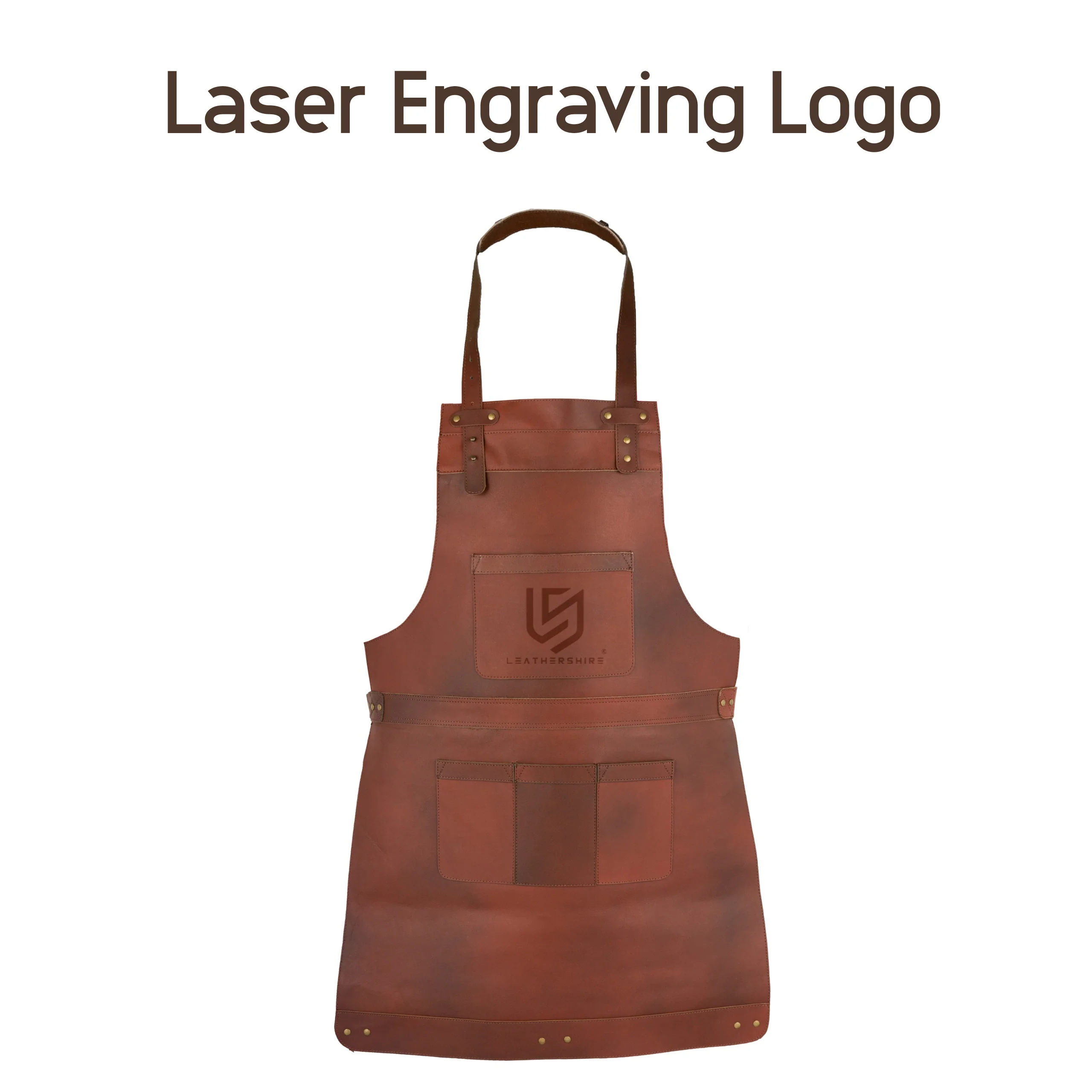 The Devon Full Grain Leather Apron - Image 41