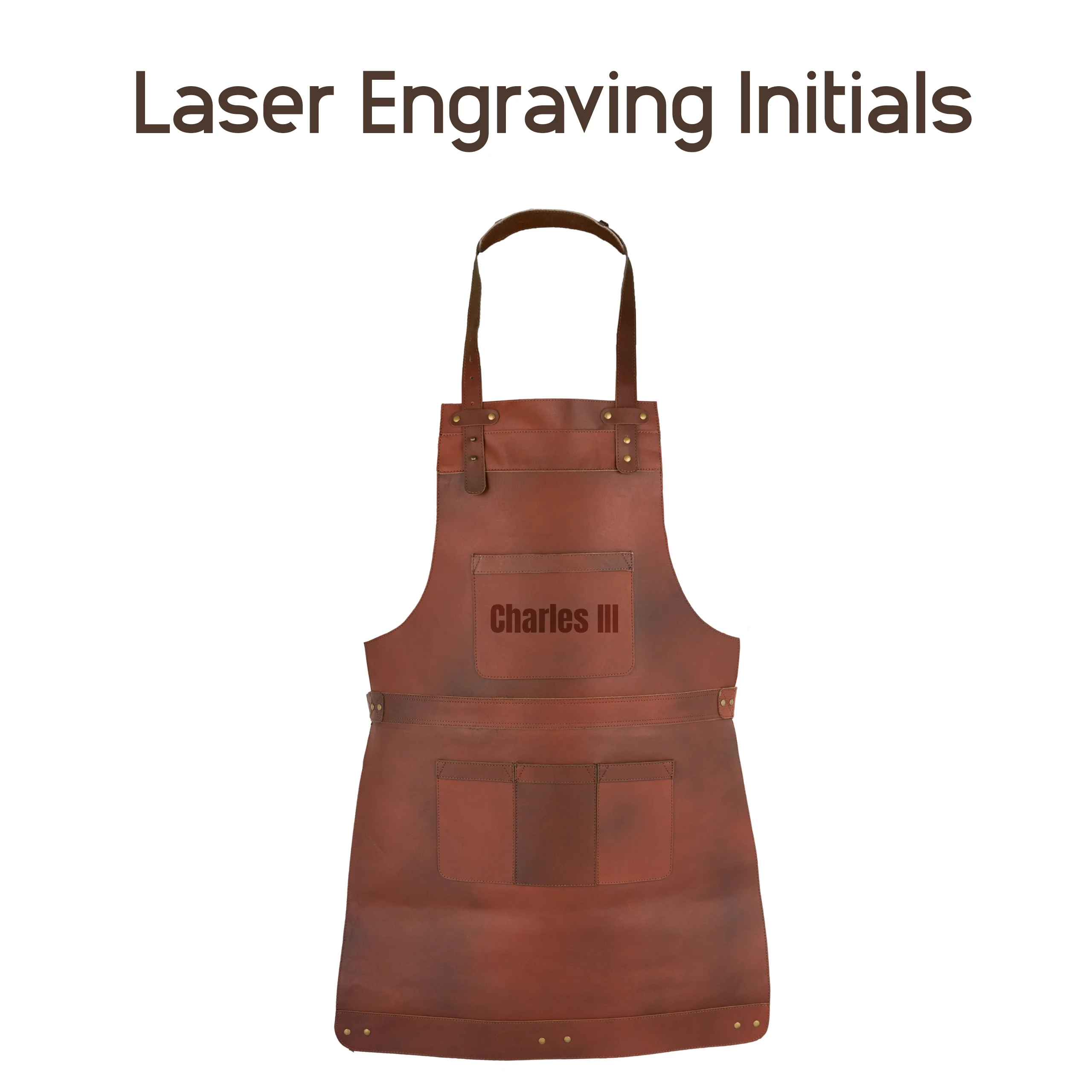 The Devon Full Grain Leather Apron - Image 42