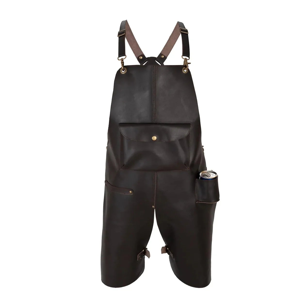 The Devon Split Leg Leather Apron