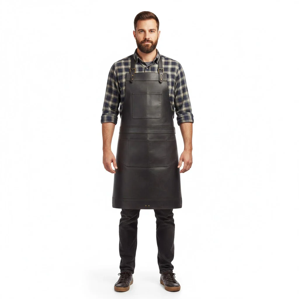 The Devon Full Grain Leather Apron- Free Customized Branding - Image 13