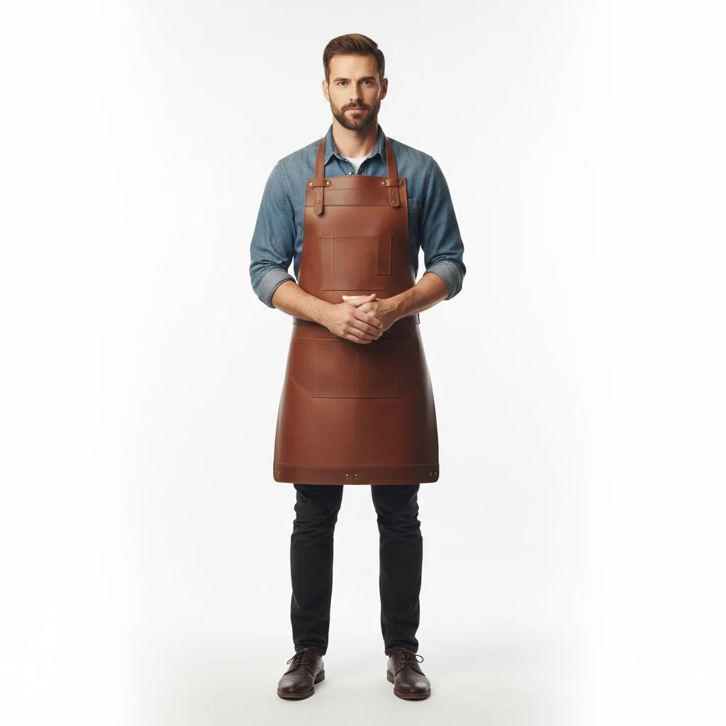 The Devon Full Grain Leather Apron- Free Customized Branding - Image 18