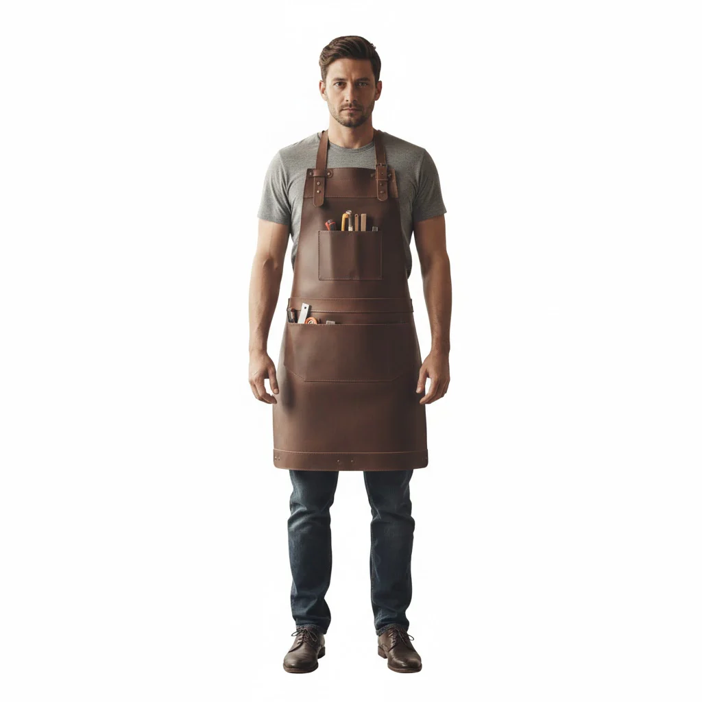 The Devon Full Grain Leather Apron- Free Customized Branding - Image 8