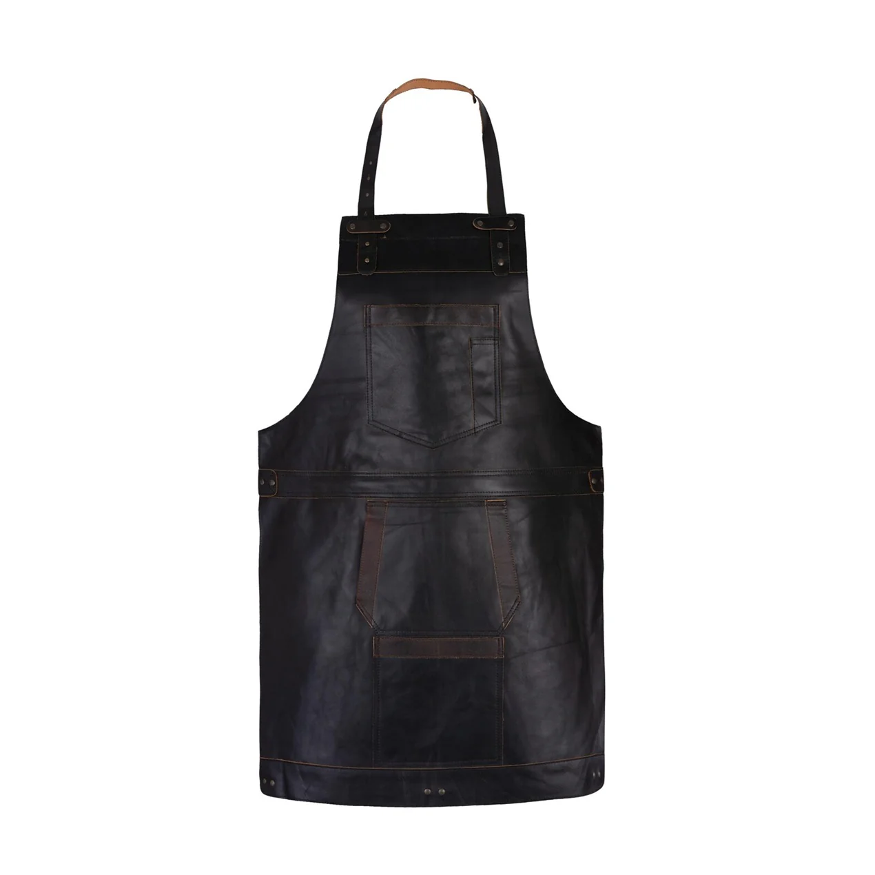The Essex Full Grain Handmade Leather Apron - Image 3