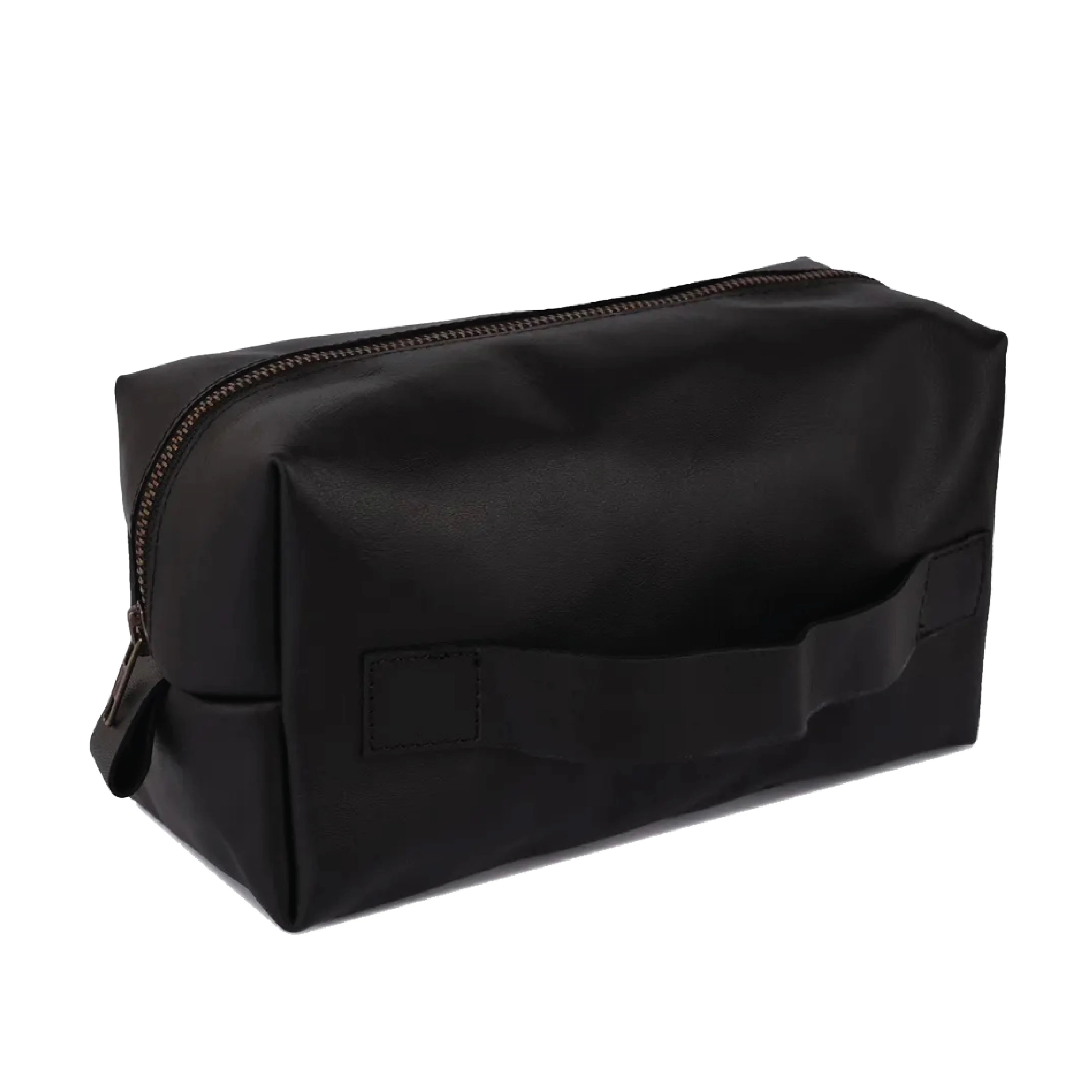 The Ultimate Travel Kit (3-in-1) Black Leather Duffle Bag with Leather Shaving Bag & Leather Journal - Image 6