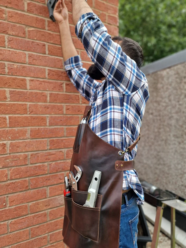The Gloucestershire Leather Tool Working Apron - Free Customized Branding - Image 13