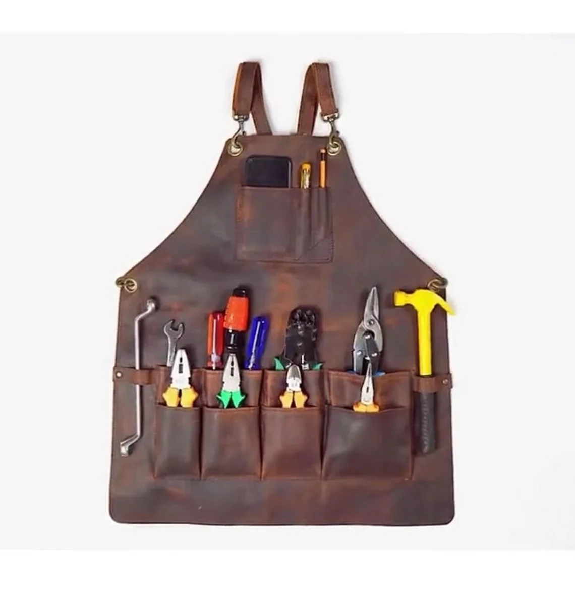 The Gloucestershire Leather Tool Working Apron - Free Customized Branding - Image 4