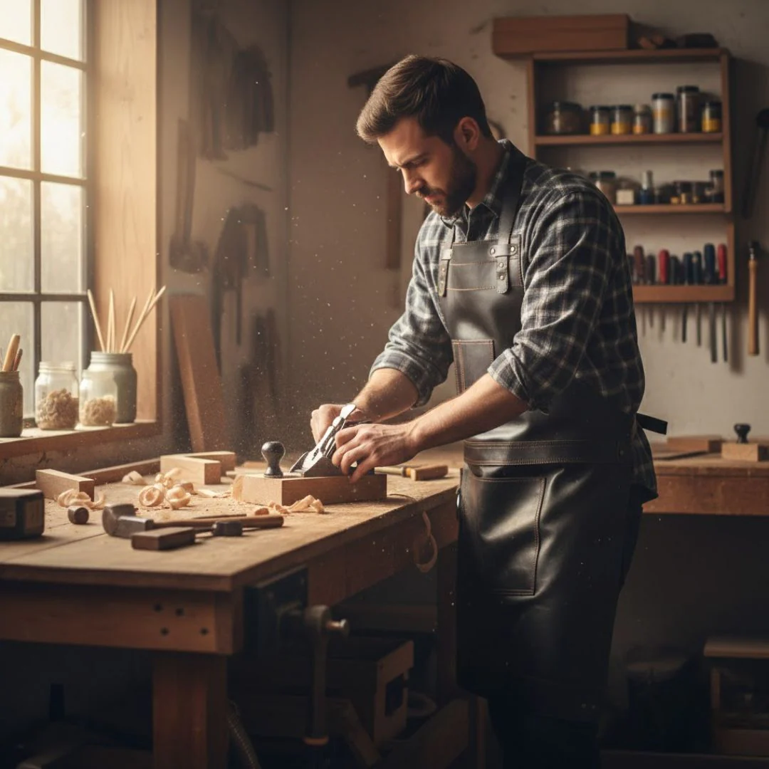 The Herefordshire Leather Apron - Free Customized Branding - Image 14
