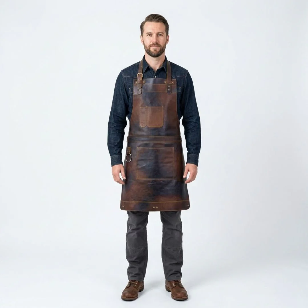 The Herefordshire Leather Apron - Free Customized Branding - Image 19