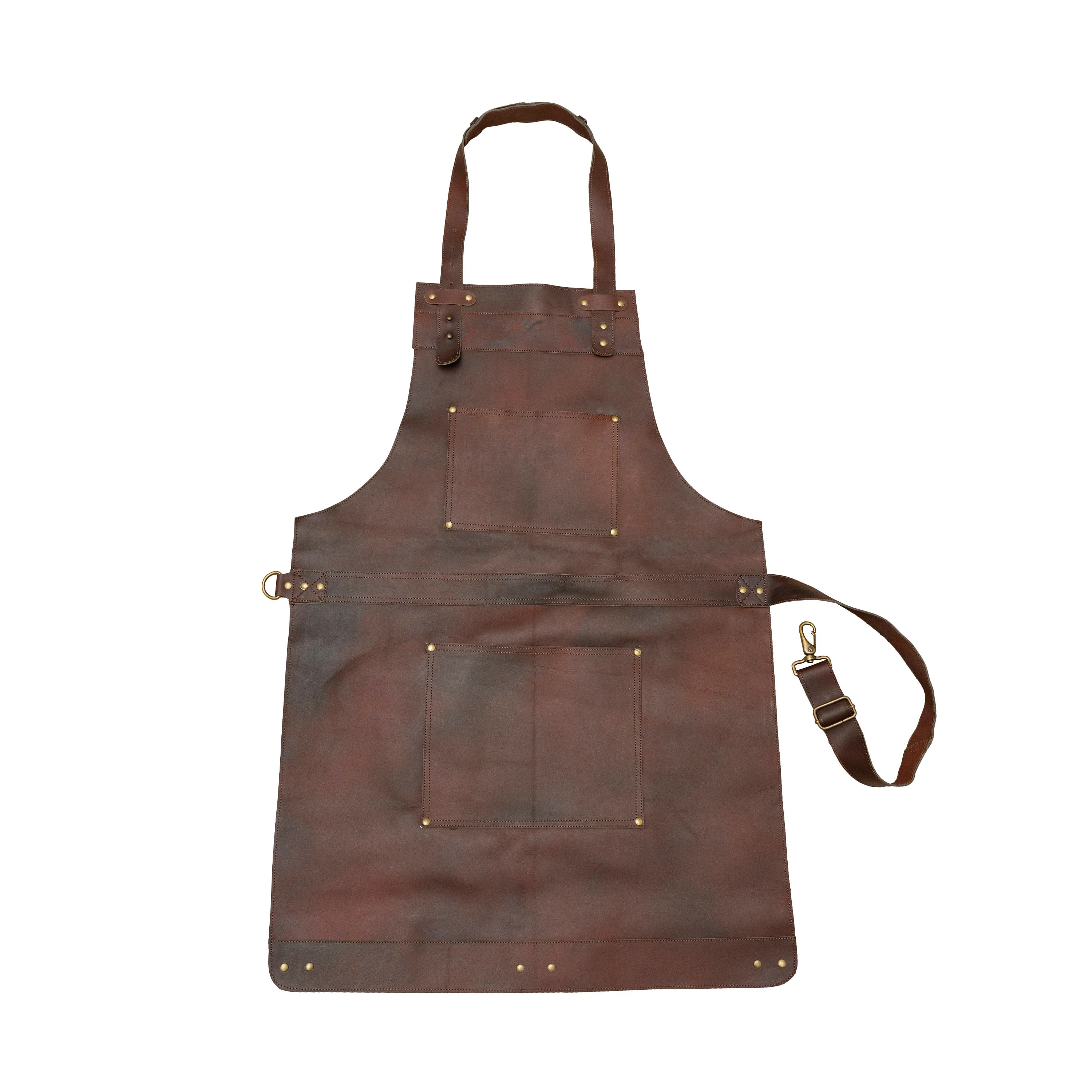The Hertfordshire Full Grain Leather Apron - Image 5