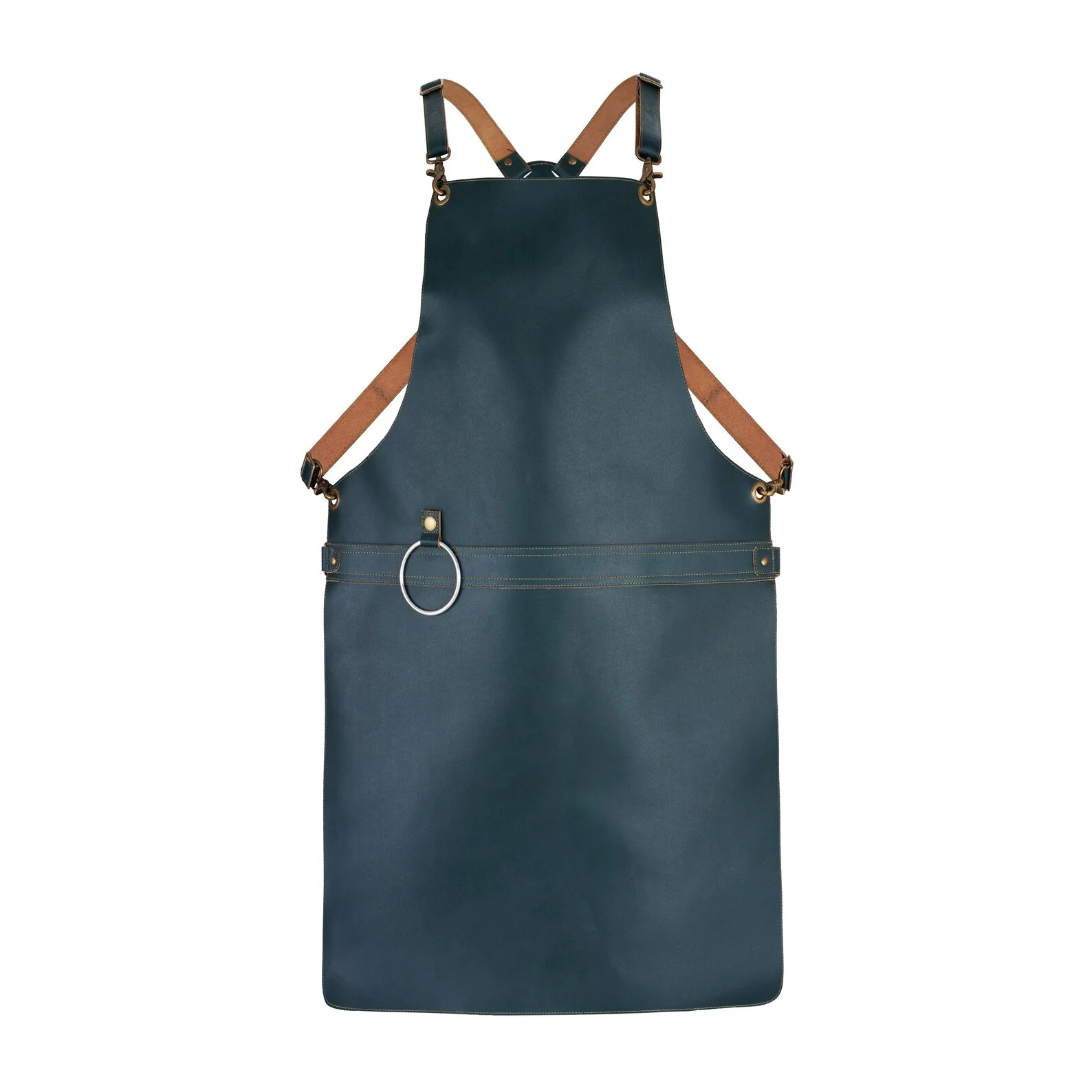 The Isle of Weight Full Grain Leather Without Pockets Apron - Image 16