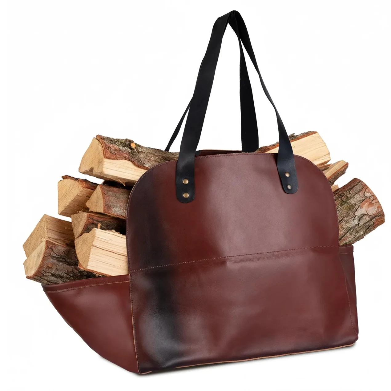 The Herefordshire Leather Firewood Carrier - Image 19