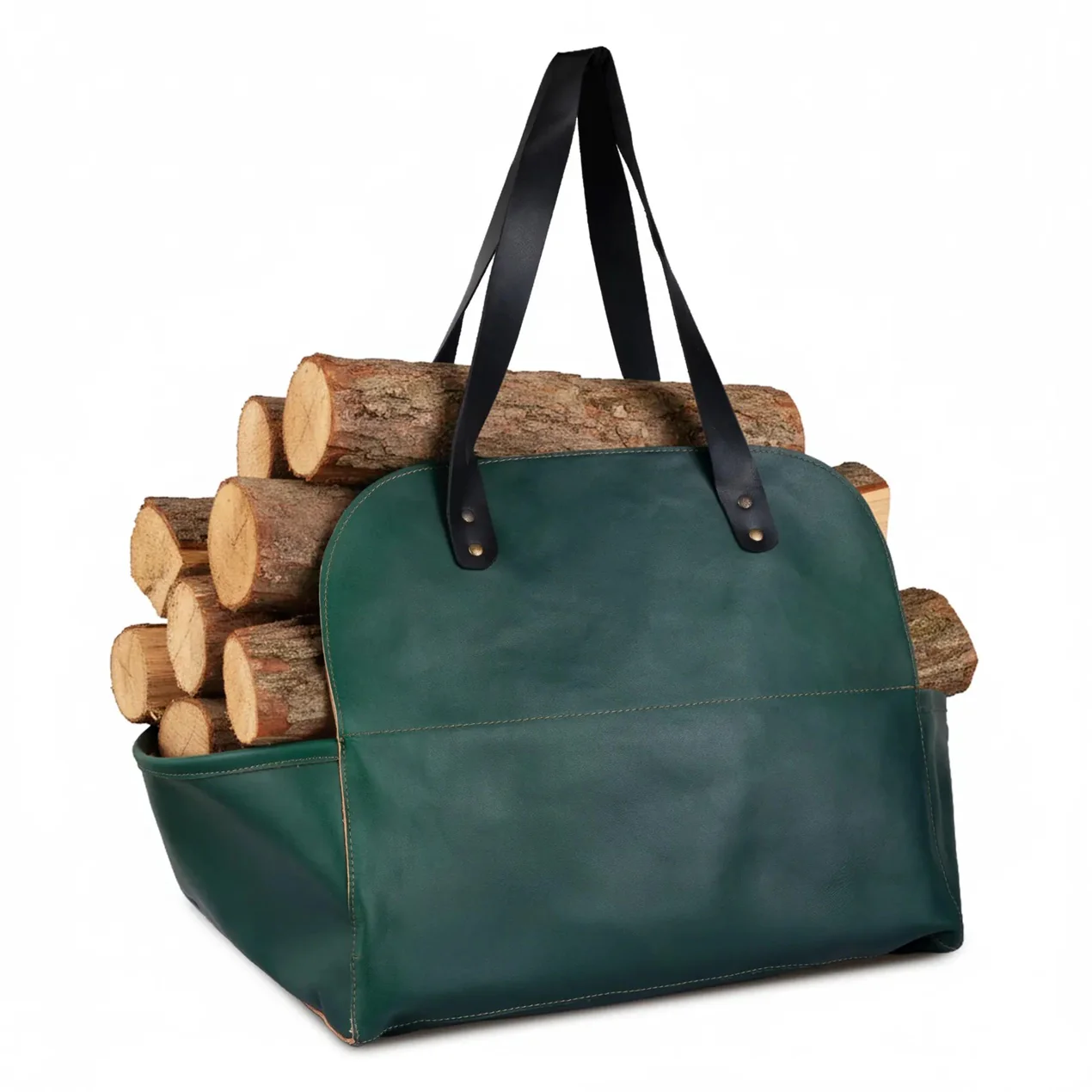 The Herefordshire Leather Firewood Carrier - Image 7