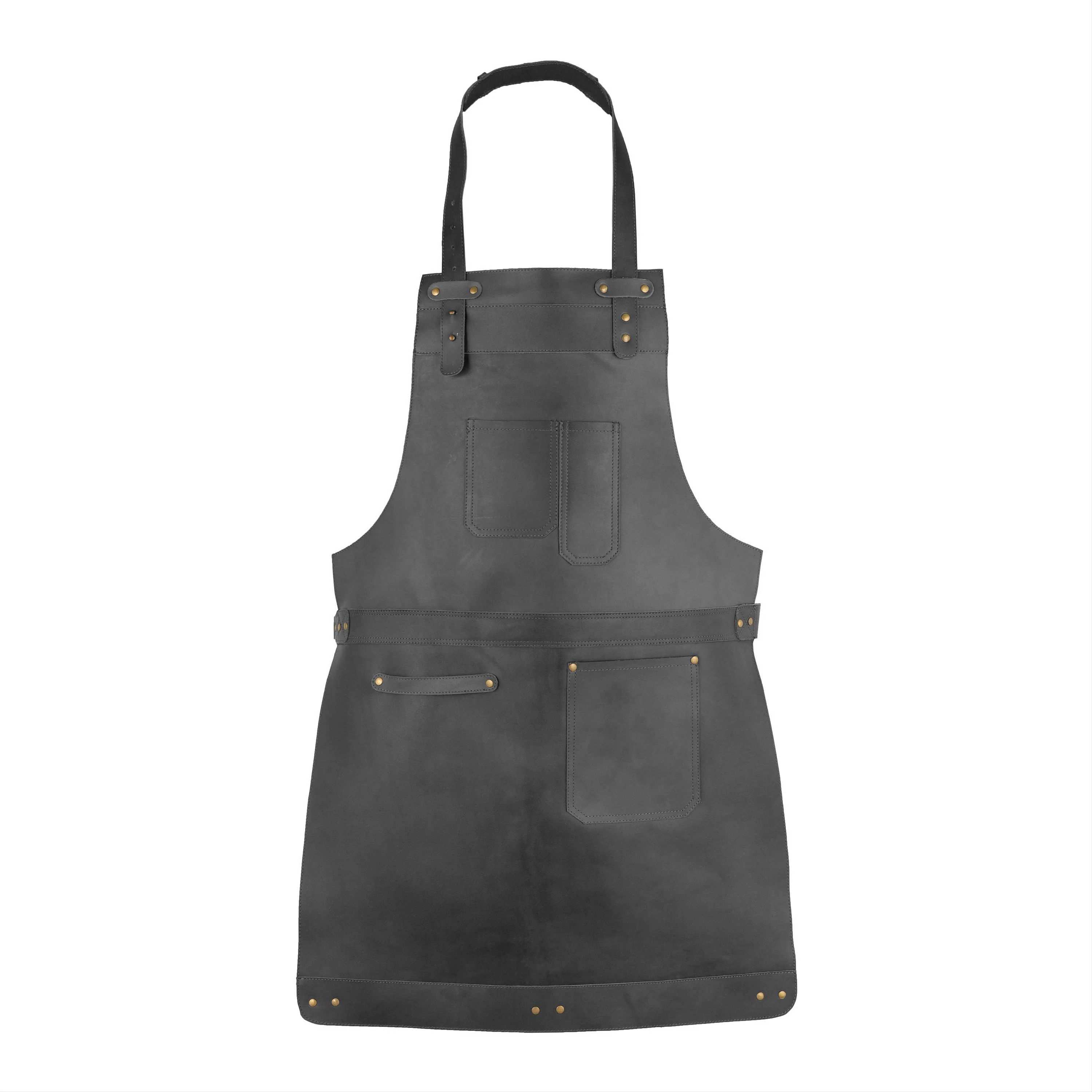 The Northamptonshire Full Grain Leather Apron - Free Customized Branding - Image 24