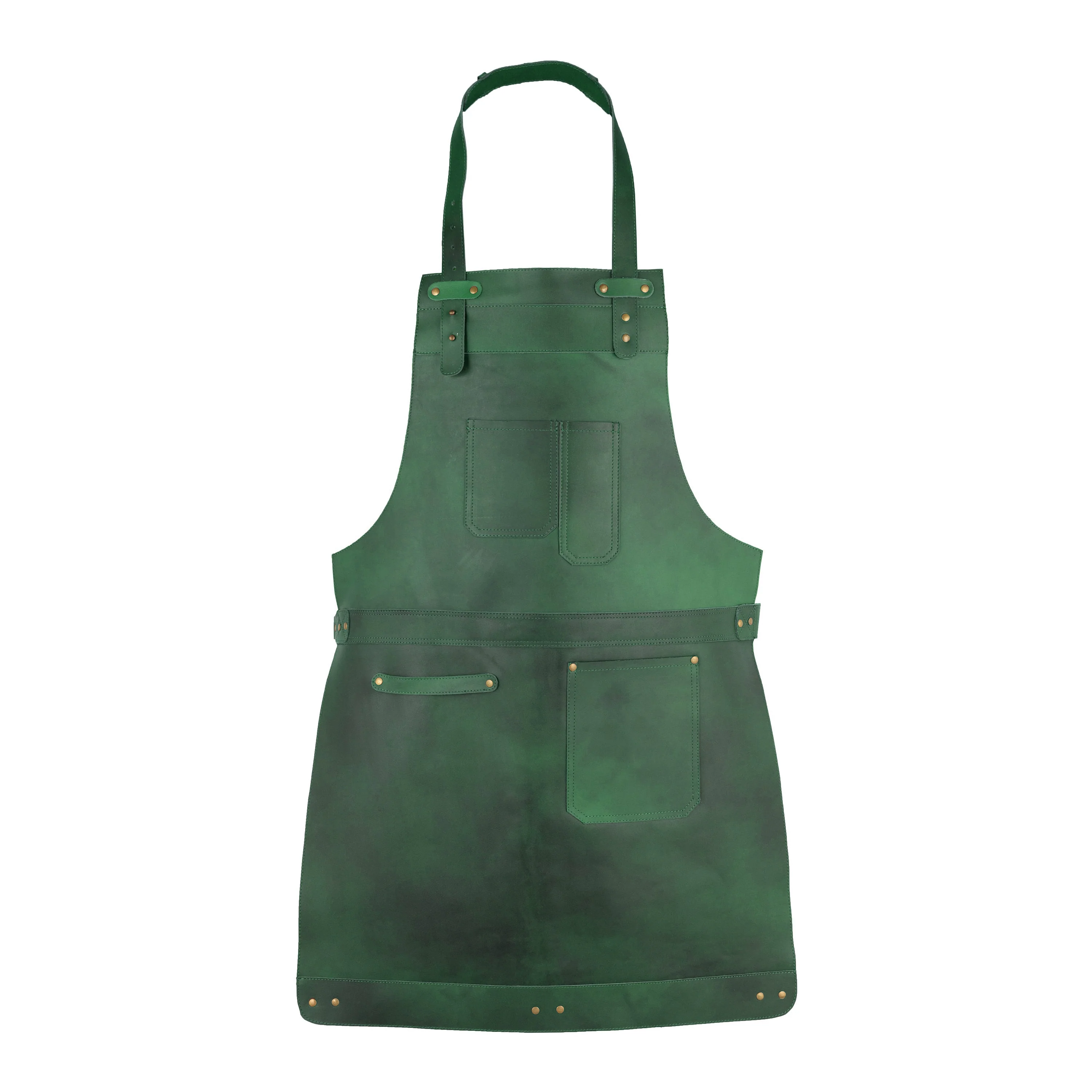 The Northamptonshire Full Grain Leather Apron - Free Customized Branding - Image 28
