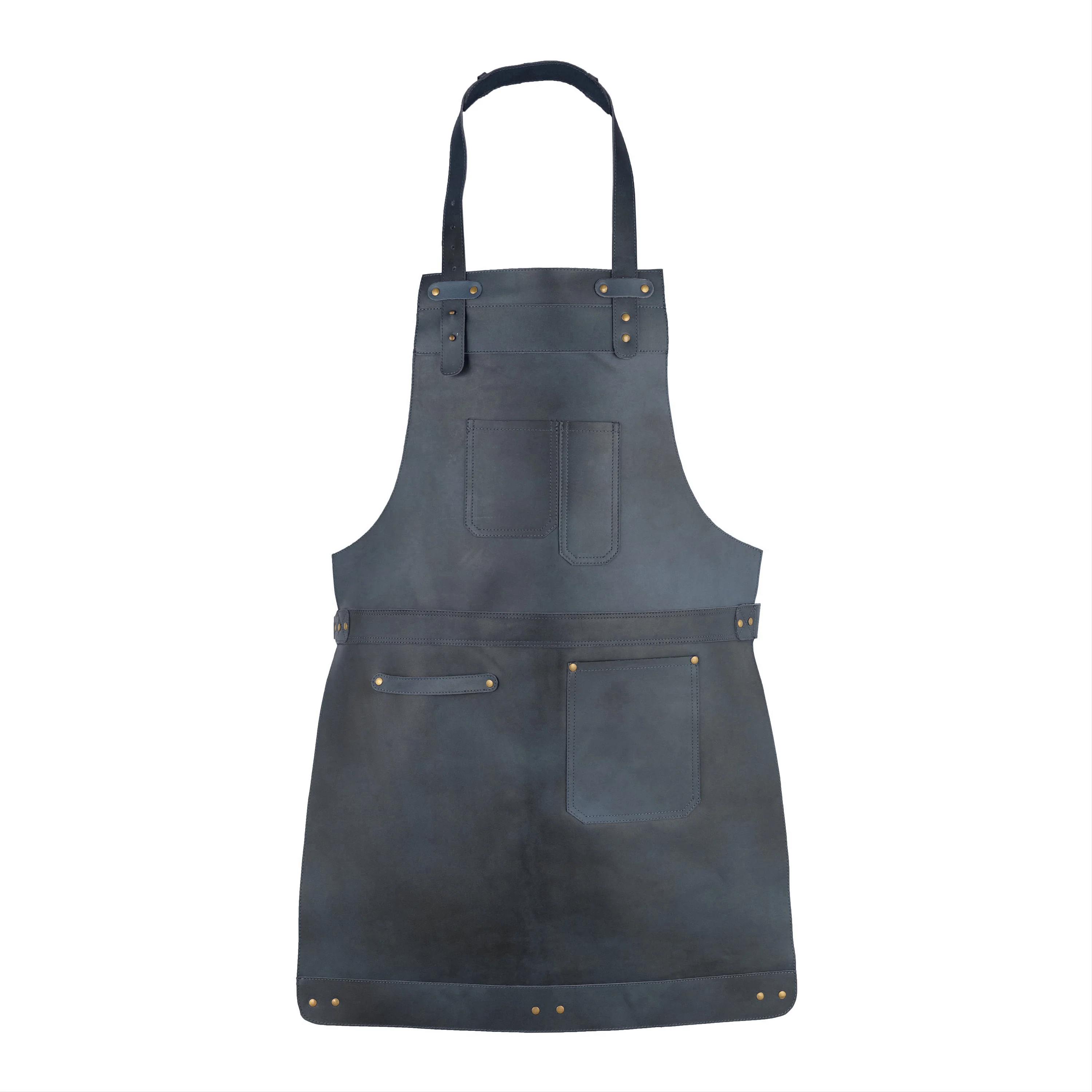 The Northamptonshire Full Grain Leather Apron - Free Customized Branding - Image 32