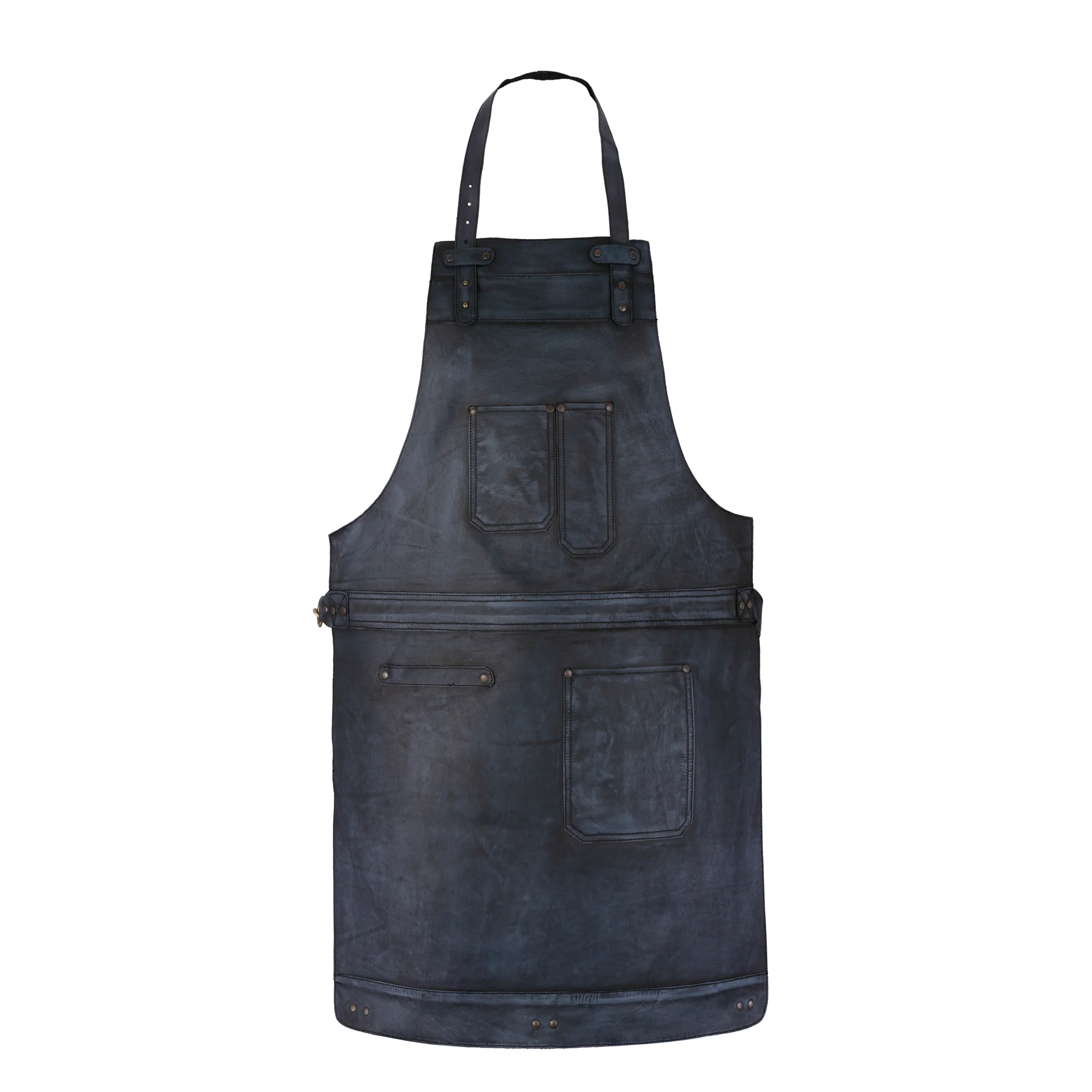 The Northamptonshire Full Grain Leather Apron - Free Customized Branding - Image 8