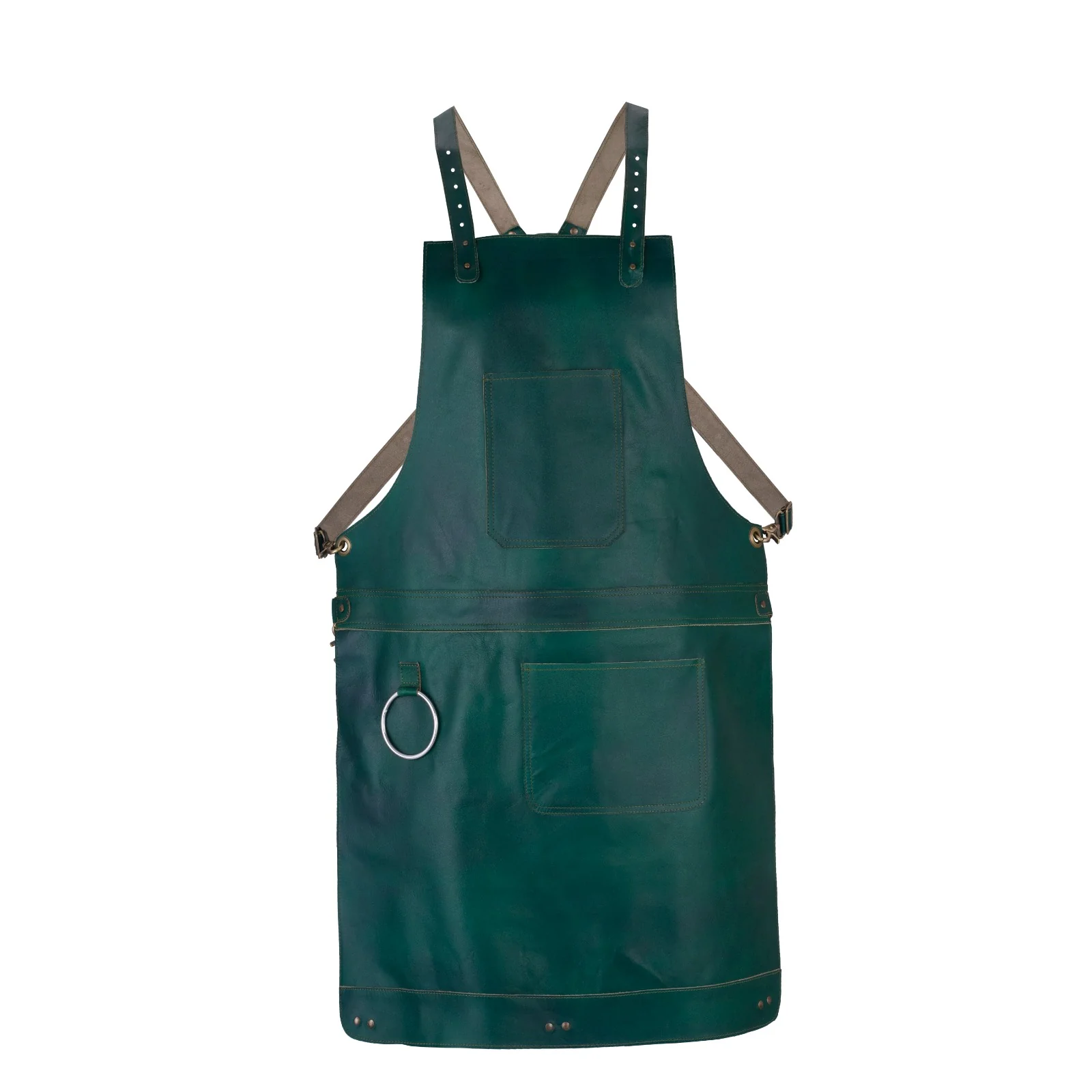 The Nottinghamshire Full Grain Leather Crossbody Apron - Image 9