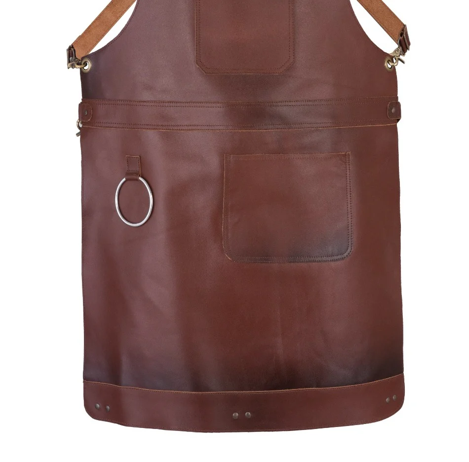 The Nottinghamshire Full Grain Leather Crossbody Apron - Image 7