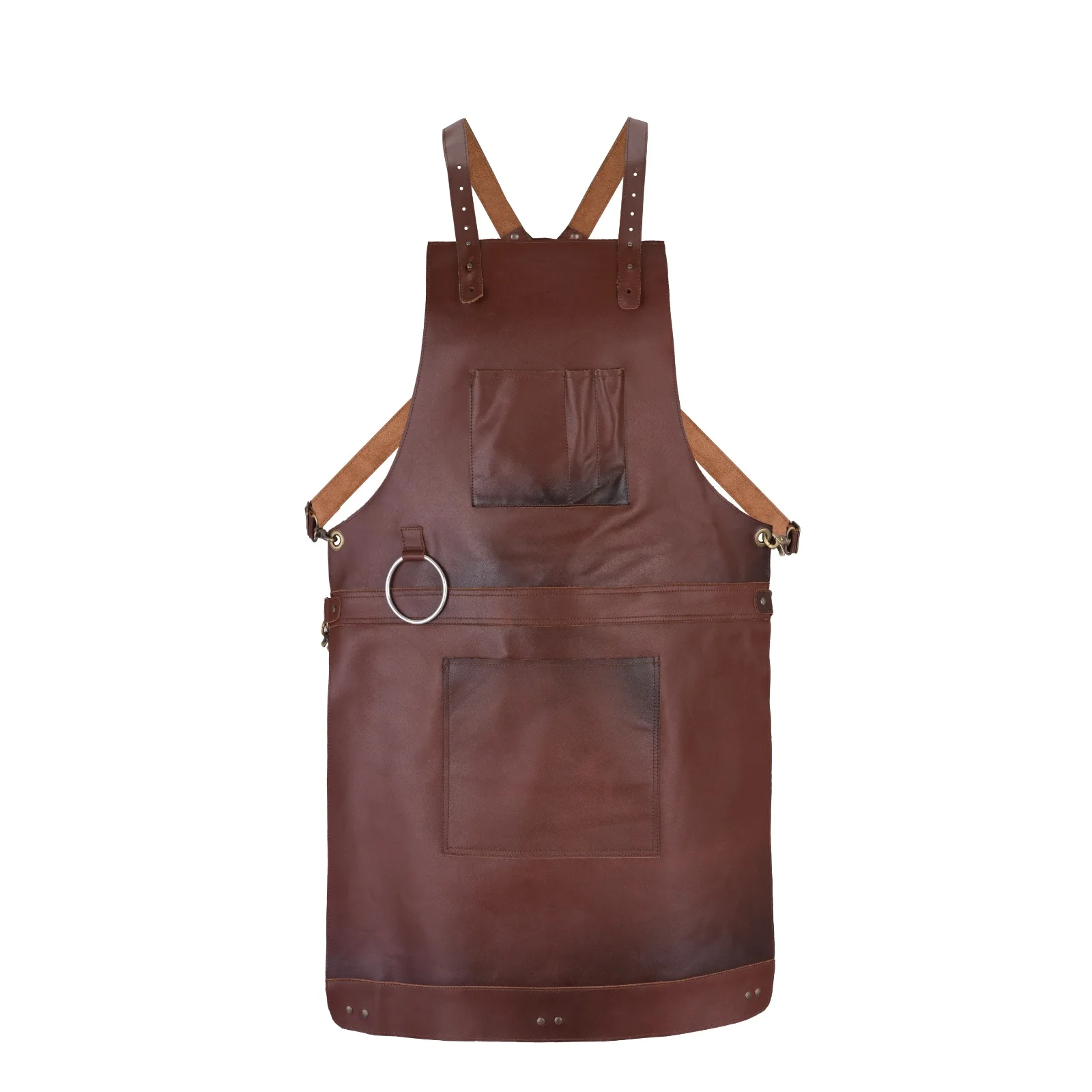 The Riding of Yorkshire Full Grain Leather Crossbody Apron - Image 12
