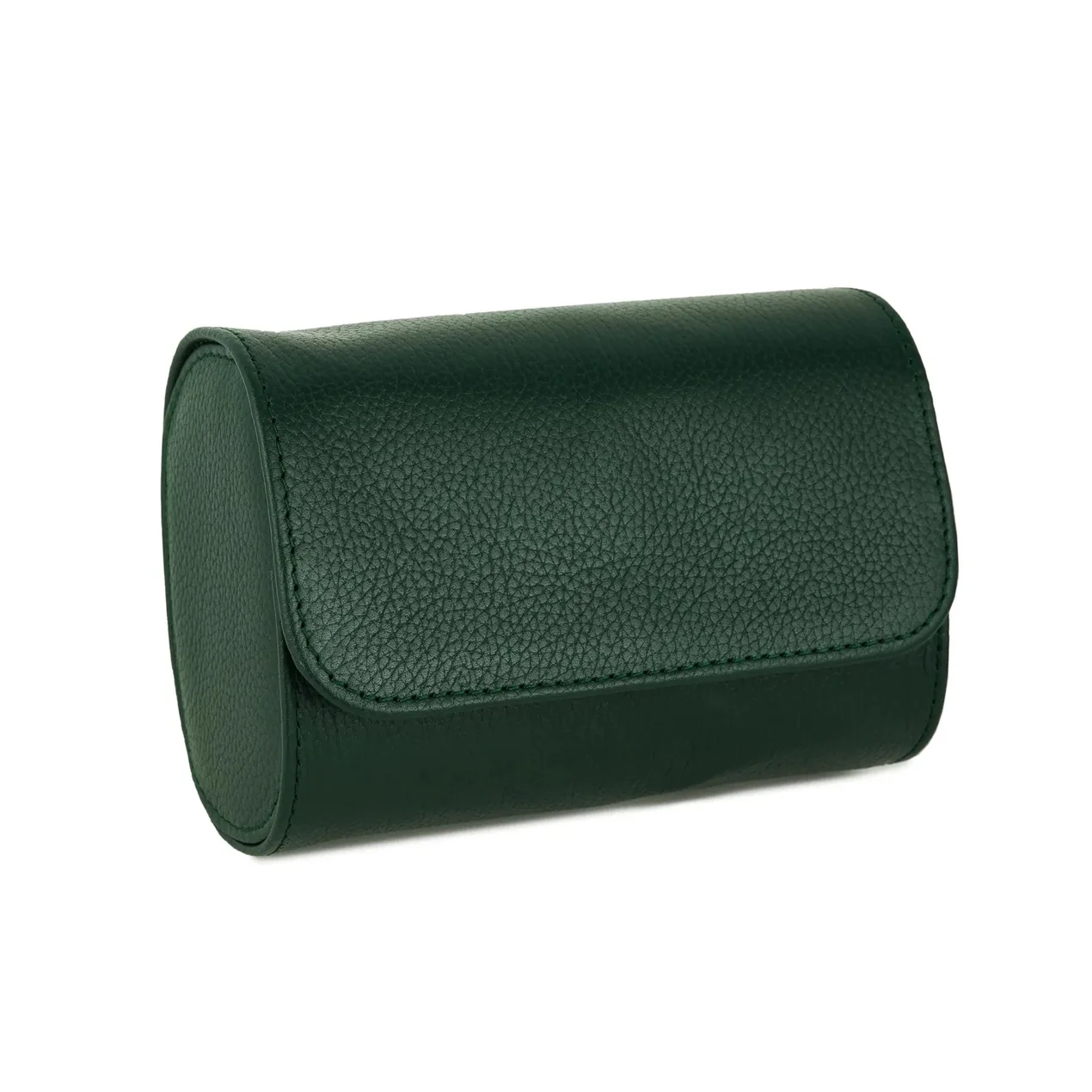 The Somerset Luxury Olive Green Leather Watch Case - Image 5