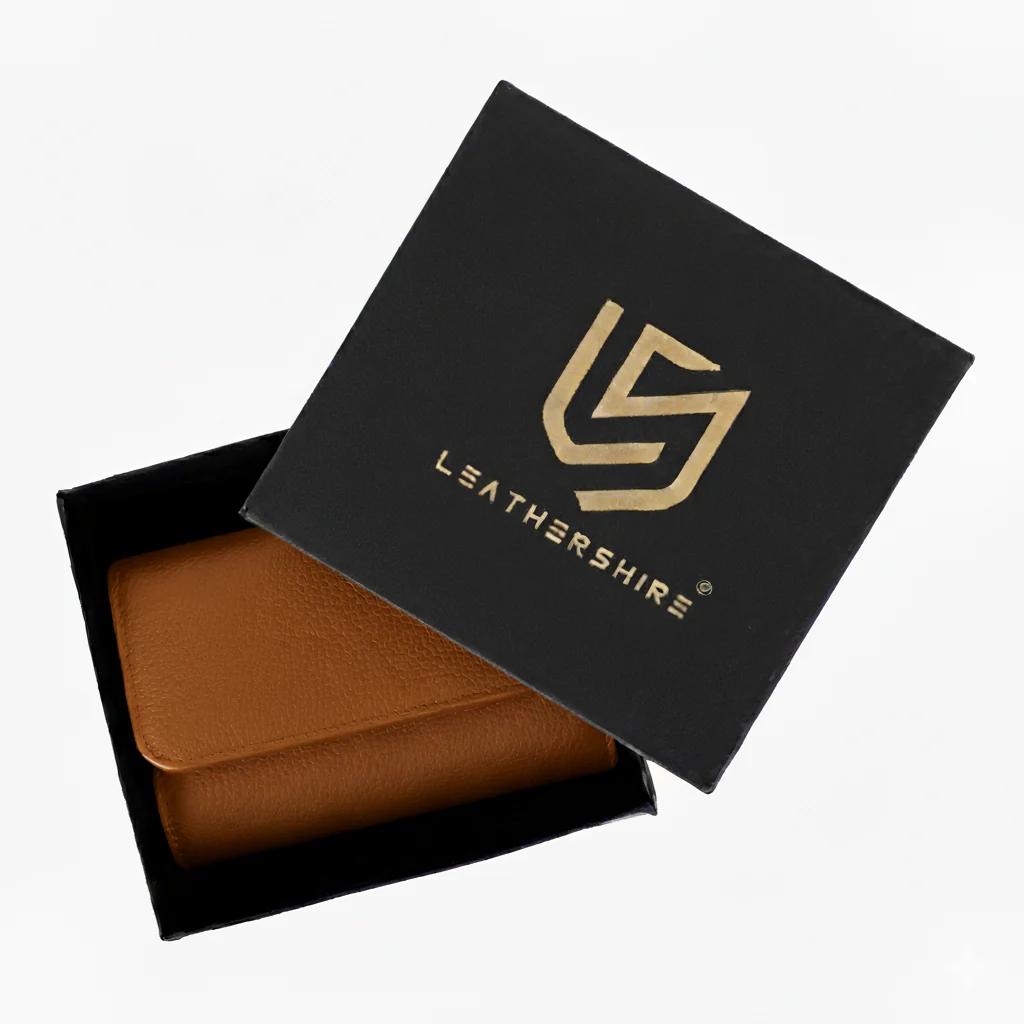 The Somerset Luxury Tan Brown Leather Watch Case - Image 9