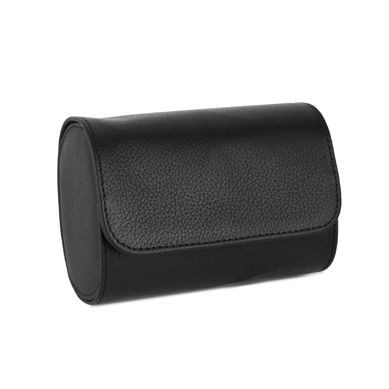 The Somerset Luxury Black Leather Watch Case - Image 3