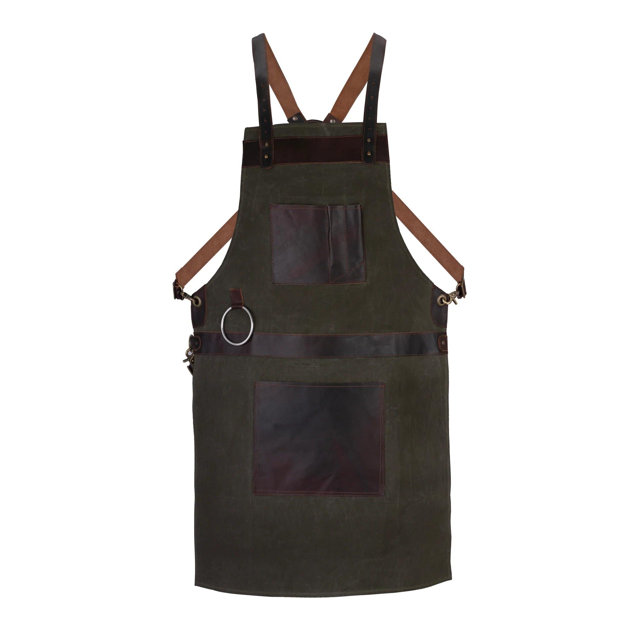 The Somerset Waxed Canvas Apron - Free Customized Branding - Image 7