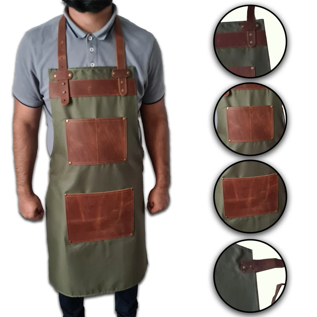 The Tyne and Wear Canvas Apron - Free Customized Branding - Image 11