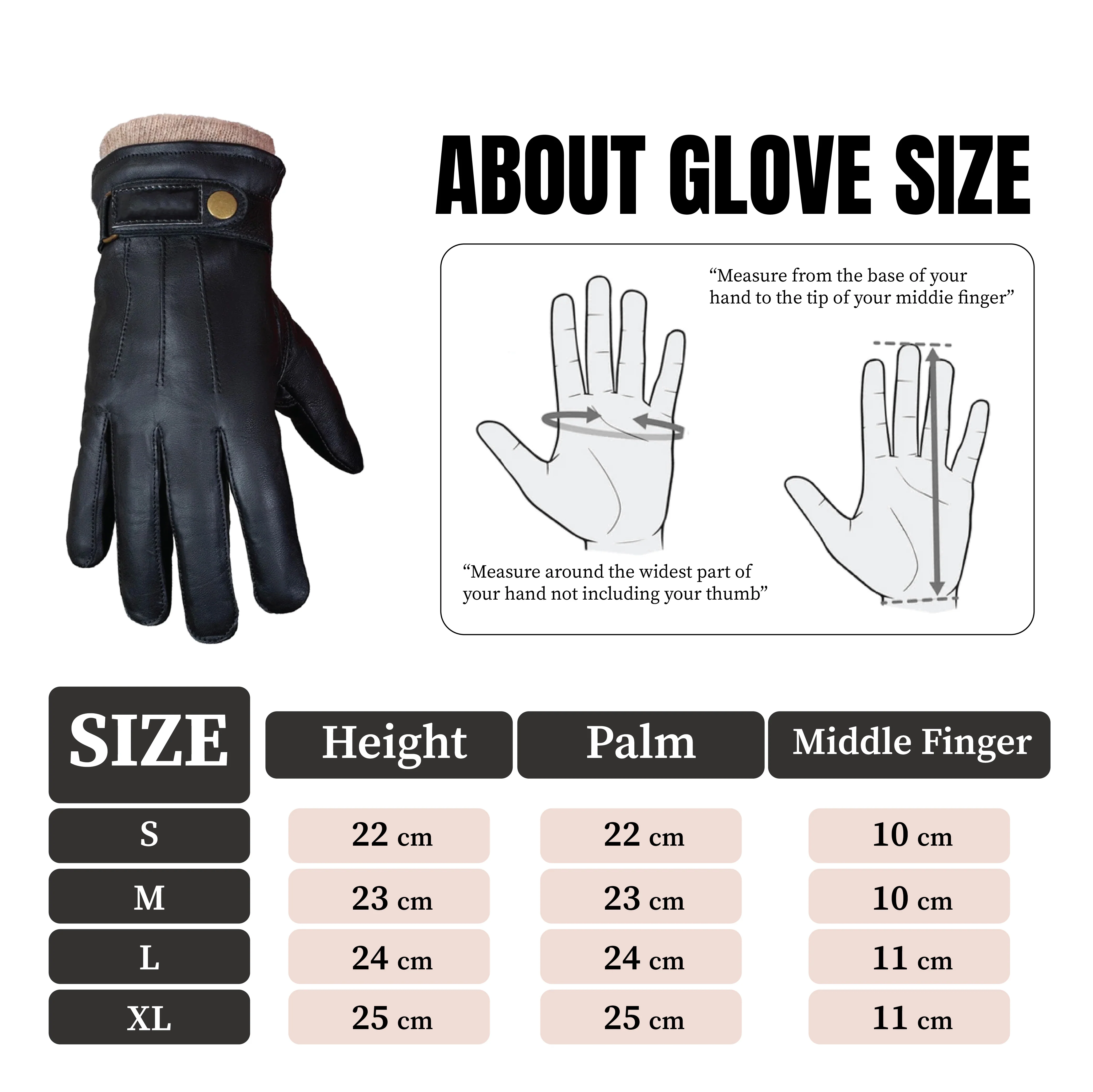 The Gentleman’s Style Box (3-in-1) Black Leather Jacket with Leather Gloves & Leather Belt - Image 10