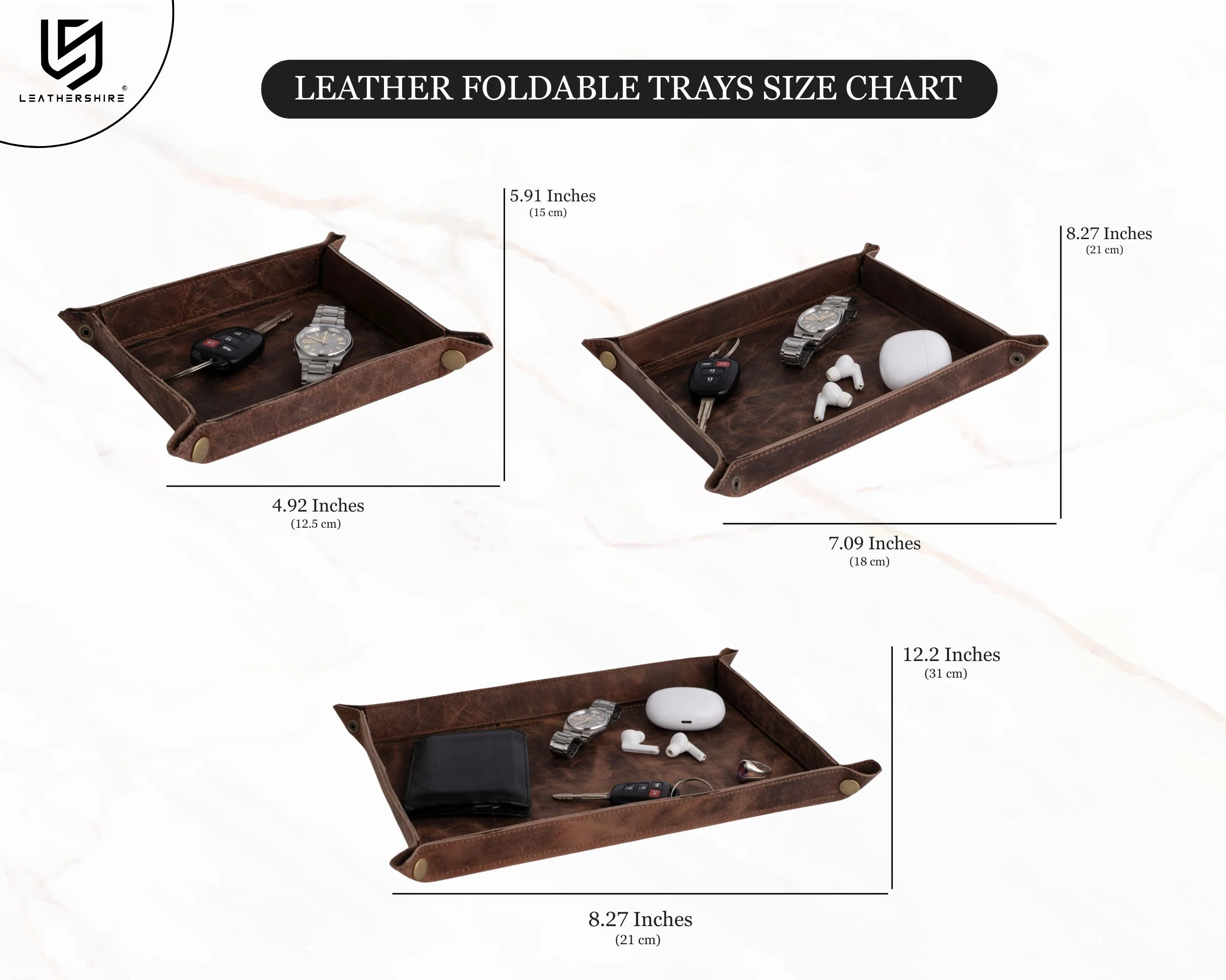 The Leather Lovers Stationery Set (3-in-1) Leather Green Journal  with Leather Pencil Roll &  Leather Tray - Image 15