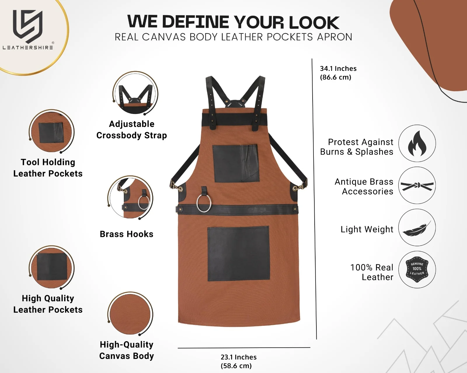The Worcestershire Canvas Crossbody Apron - Image 11