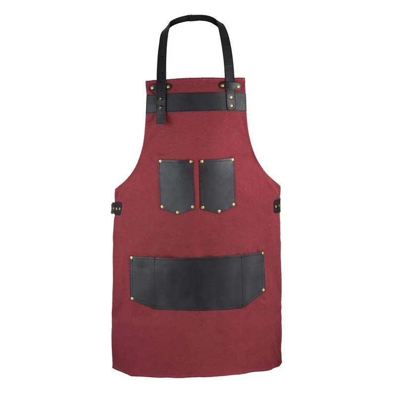 The Greater Manchester Leather and Canvas Apron - Free Customized Branding - Image 5