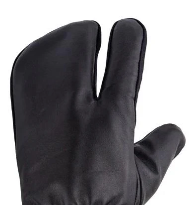 Waxed Black Leather Canvas apron and Roll with Cap and Mitts Gift Set - Image 19
