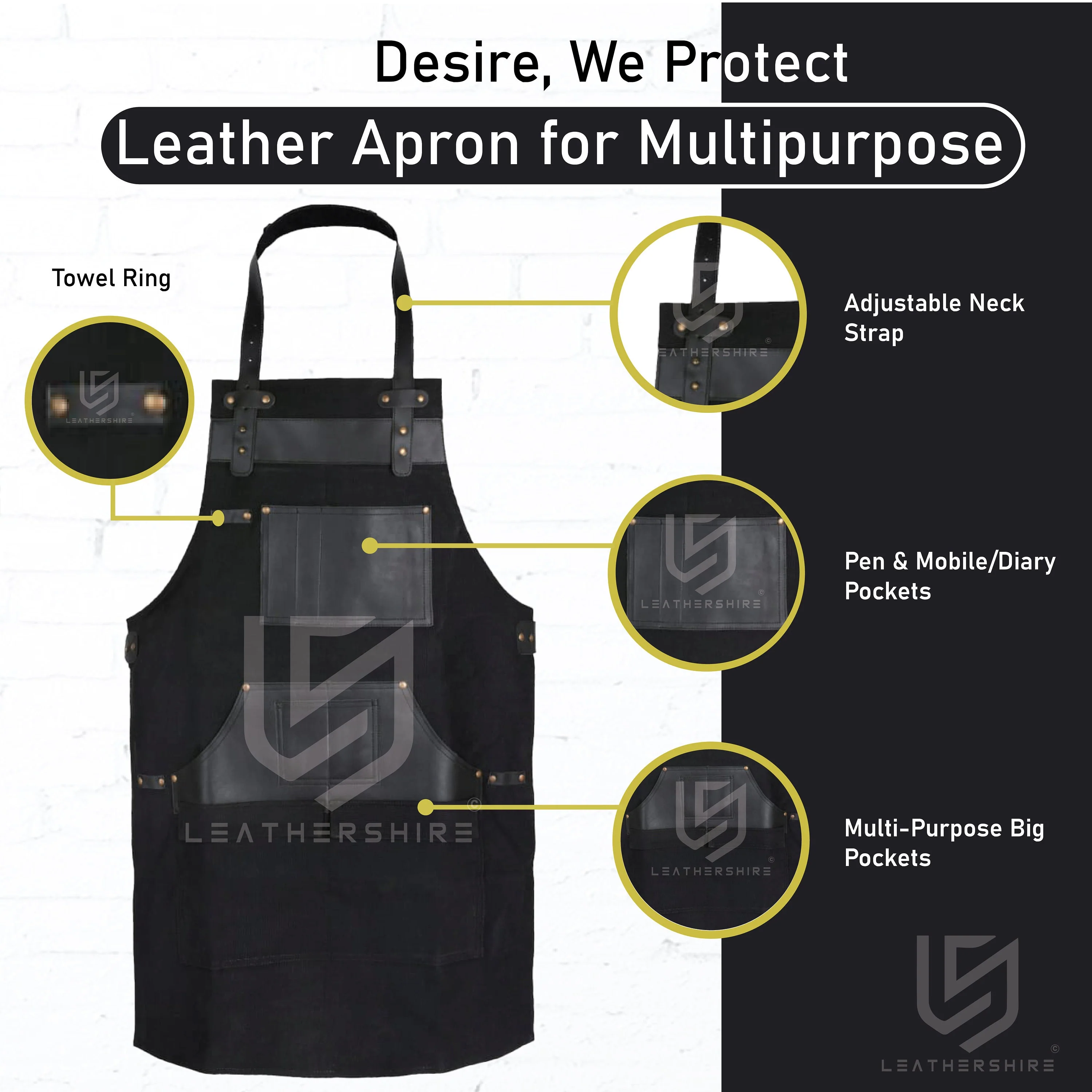 The Cheshire Canvas Apron - Image 16