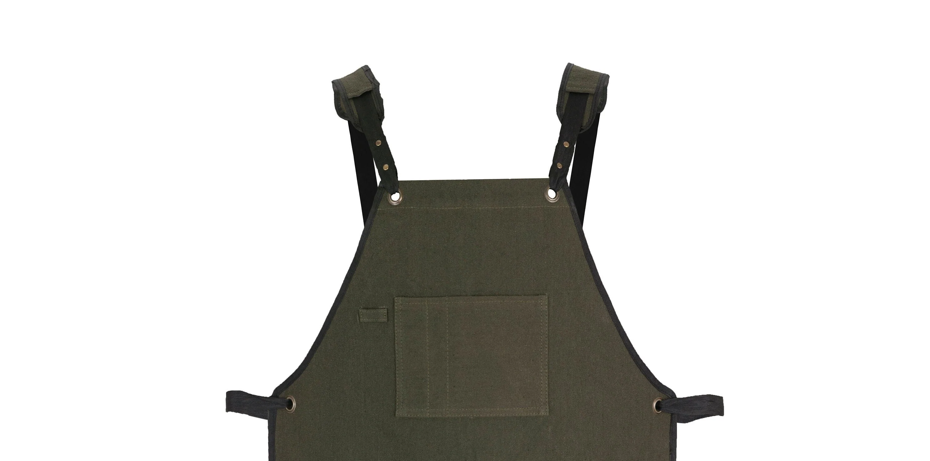 The West Yorkshire Olive Green Canvas Apron - Image 7